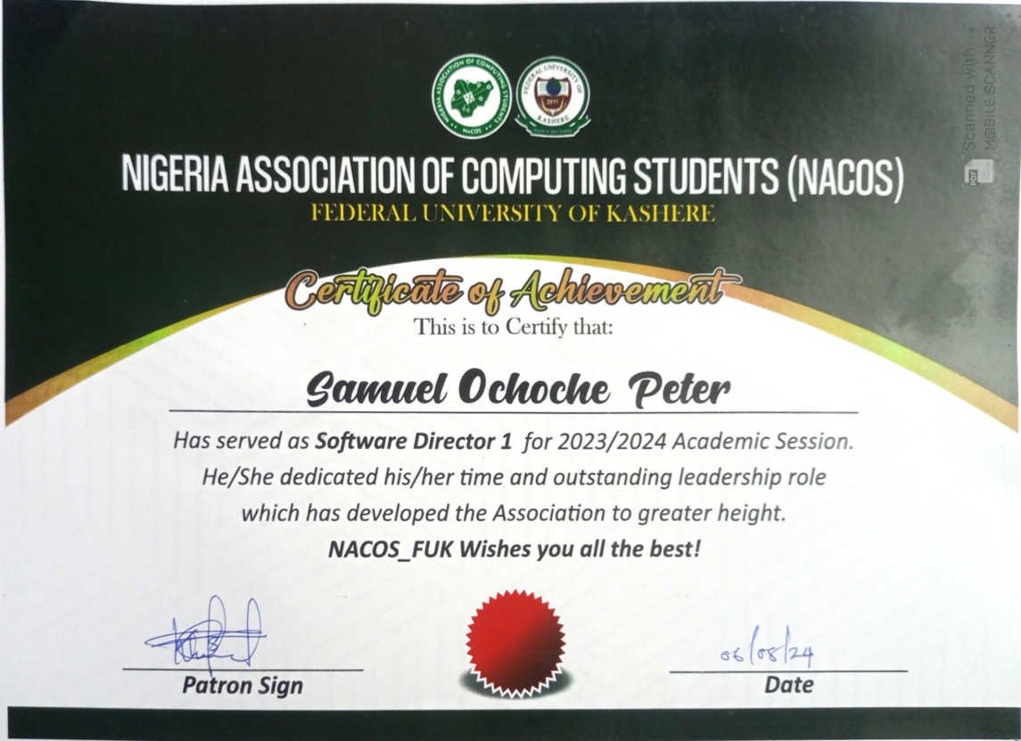 NACOS Software Director